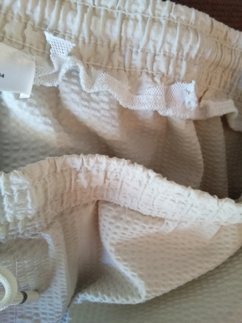 Zara‎ Light Beige Mens Drawstring Swim Shorts *read description